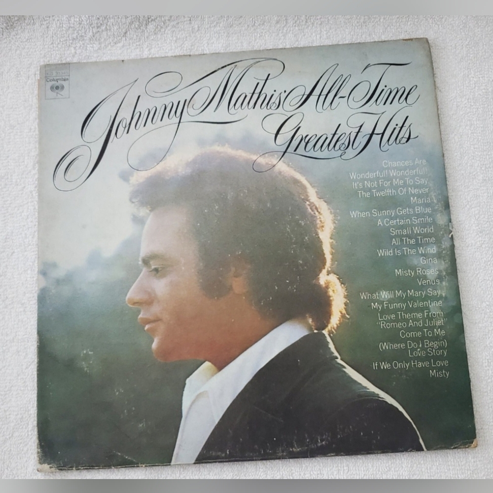 BOGO Johnny Mathis All-Time Greatest Hits Vinyl Record 2 Album Set